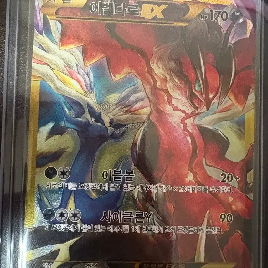 [BUNJANG] Yveltal ex Card / 이벨타르 ex