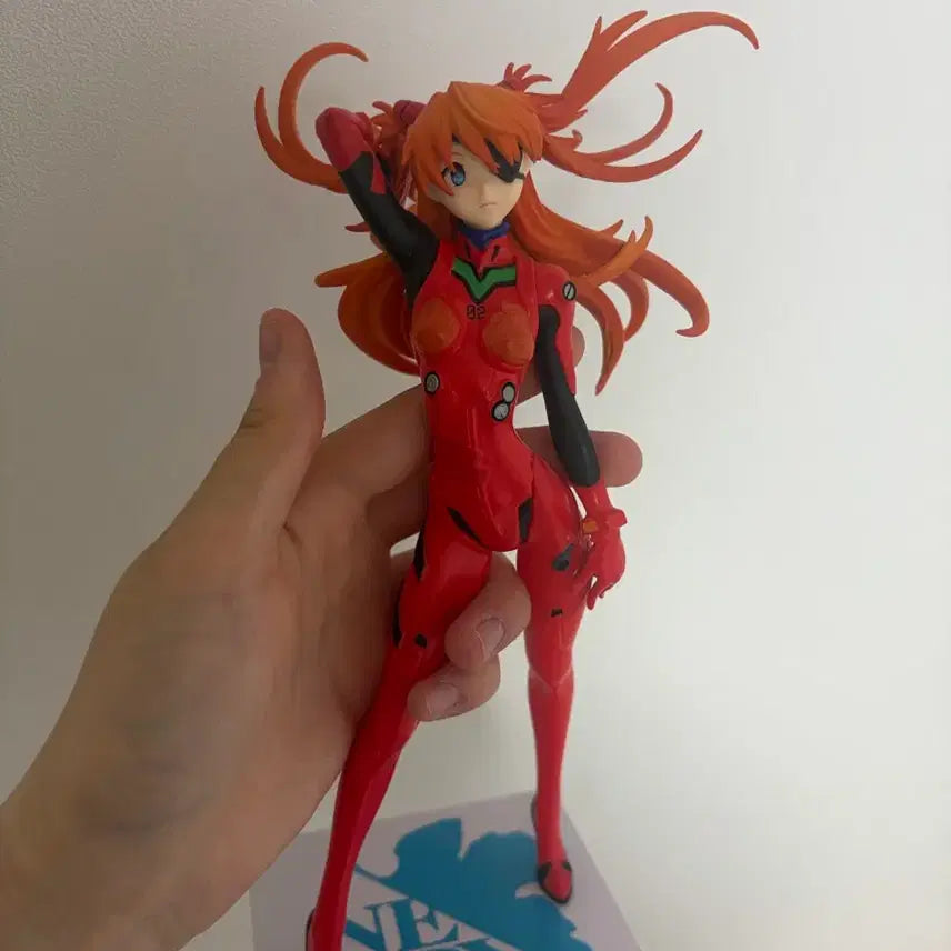 [BUNJANG] Asuka Langley Soryu Figure with Eye Mask / 아스카 안대 피규어 (박스0)오늘만할인