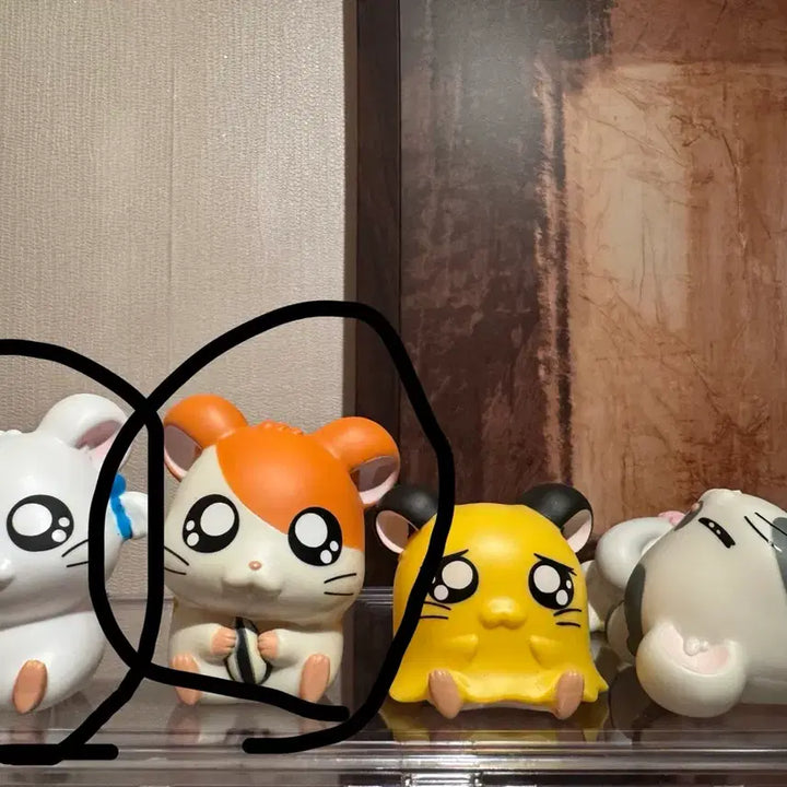 [BUNJANG] Hamtaro Figure Gacha Bundle (Rare, Sealed) / 미개봉) 햄토리 피규어 가챠 일괄(희귀)
