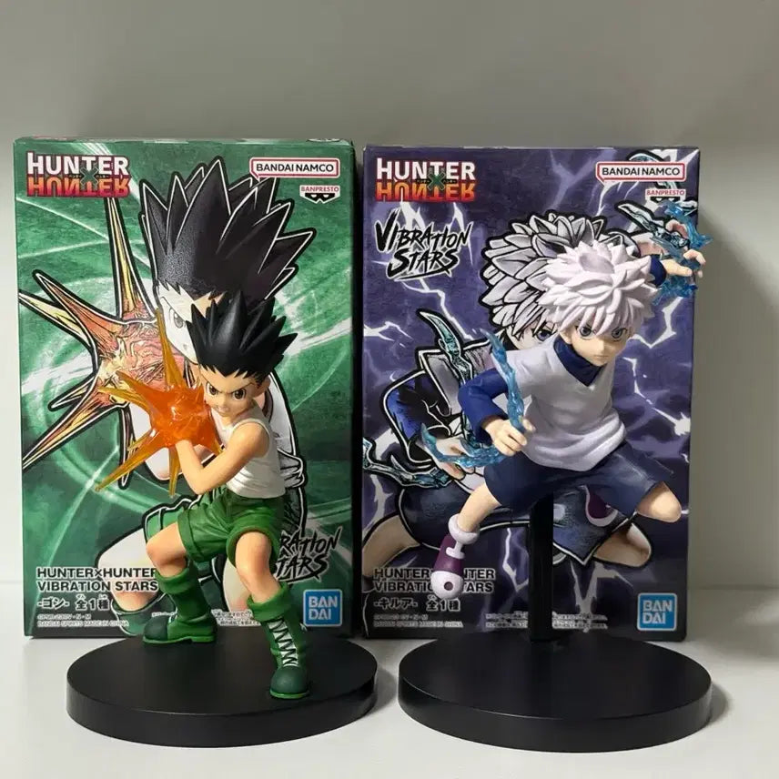 [BUNJANG] Hunter x Hunter Gon &amp; Killua Vibration Statue Banpresto / 헌터헌터 곤 키르아 바이브레이션 피규어 반프