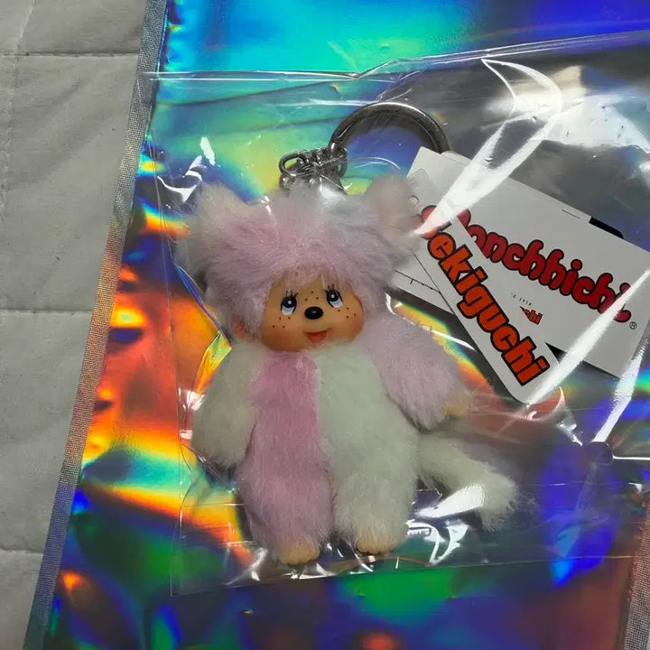 [BUNJANG] Monchhichi Tie-Dye Keychain / 몬치치 타이다이 키링 새상품
