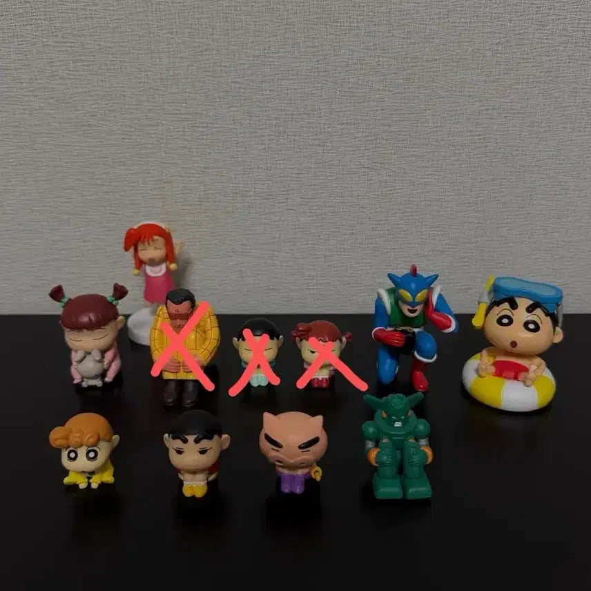 [BUNJANG] Crayon Shin-chan Gacha Figures Bundle Set / 짱구는못말려 가챠 피규어 일괄 세트