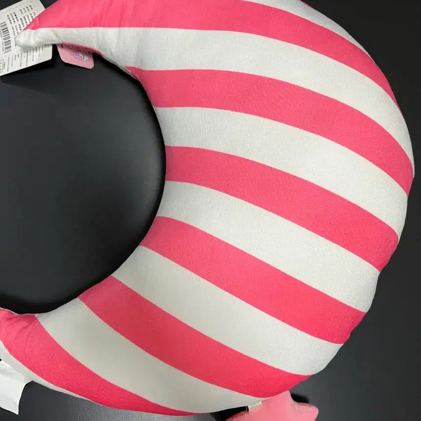 [BUNJANG] Hello Kitty "Dal Cushion" Pink Striped Cushion / 키티쿠션 키티 달쿠션