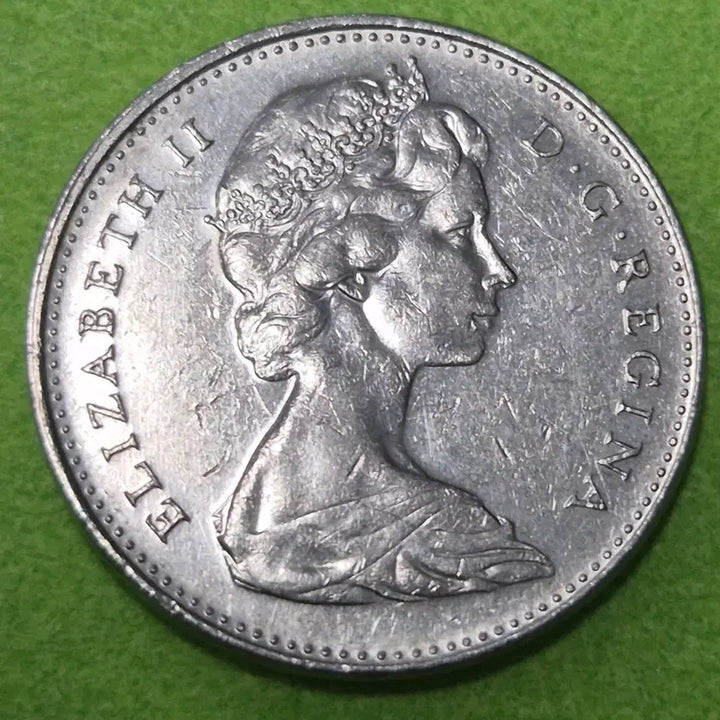 [BUNJANG] 1976 Canadian 5 Cent Coin / 1976 캐나다5센트 동전 M3705