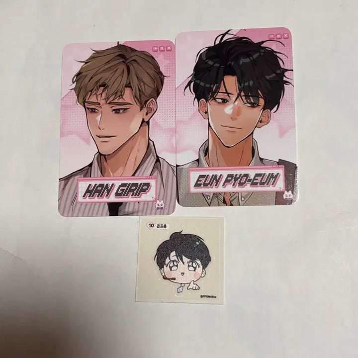 [BUNJANG] Mister Blu Pop-up Exclusive Photocard &amp; Sticker Set / 전립선함락보고서 전함보 미스터블루 팝업 입장특전 포카 럭드 미블 띠부씰