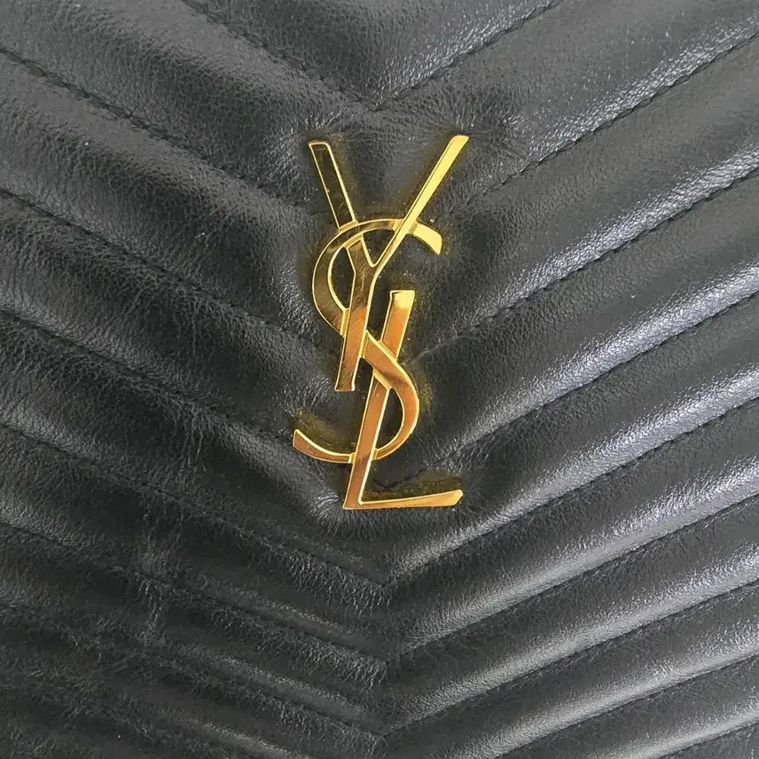 [BUNJANG] Saint Laurent Matelassé Large Clutch Gold Hardware / 생로랑 마틀라세 클러치 라지 금장