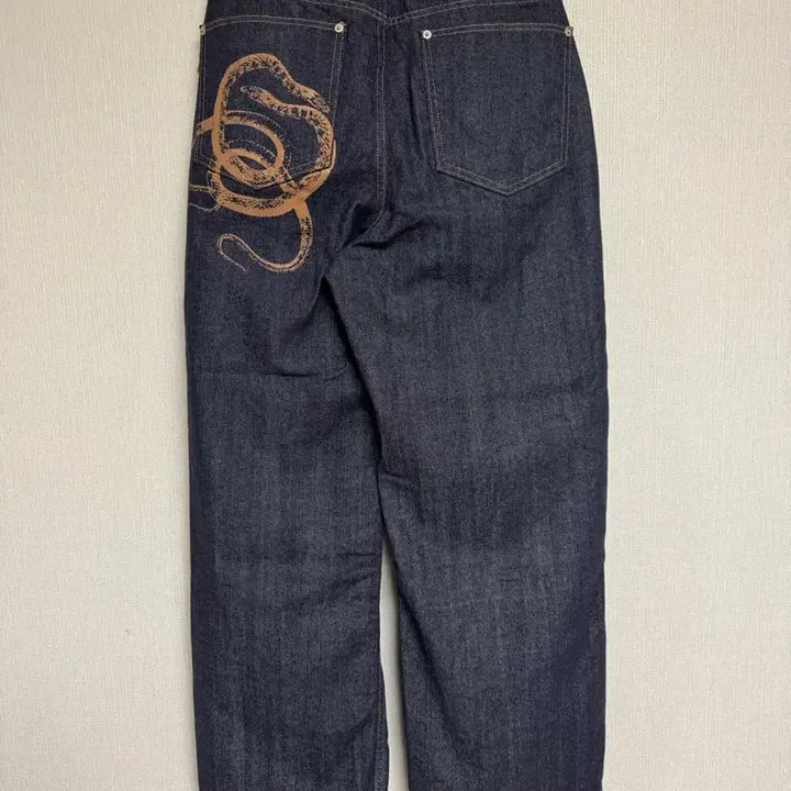 [BUNJANG] Arkam Snake Denim Dark Blue Jeans / 아캄 스네이크 데님 다크블루 1
