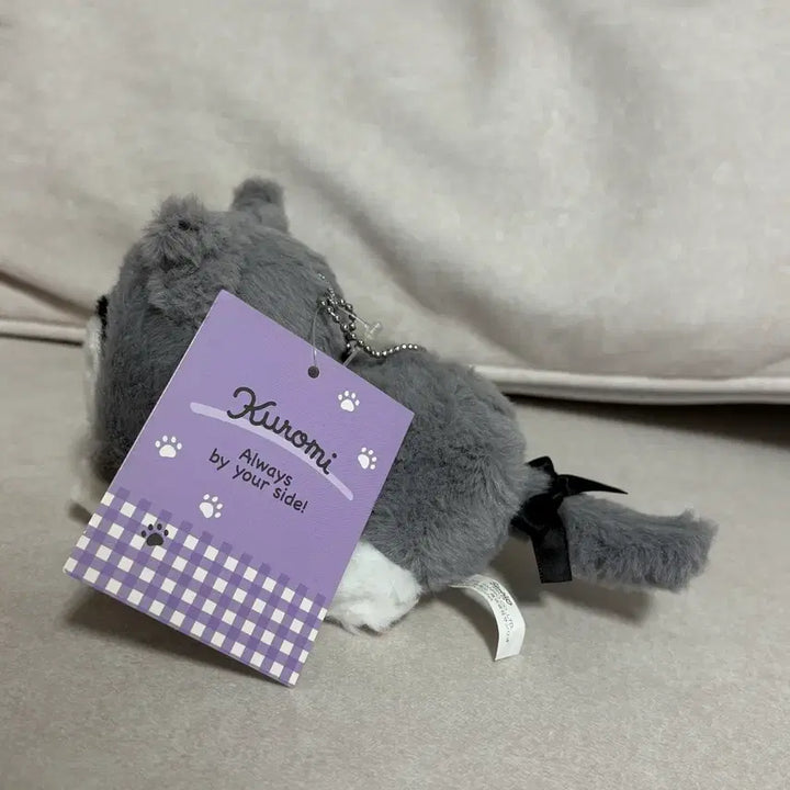 [BUNJANG] Sanrio Kuromi Cat Mascot Plush Doll / 산리오 쿠로미 네코 고양이 마스코트