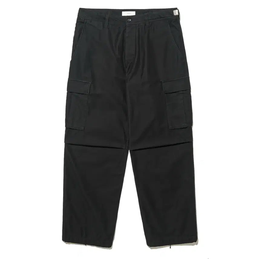 [BUNJANG] Ourselfs Backsatin Cargo B.D.U Pants - Black / [3] 아워셀브스 백사틴 카고 B.D.U Pants - 블랙