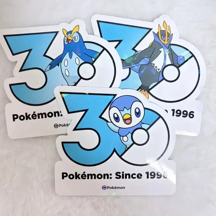 [BUNJANG] Pokemon 30th Anniversary Logo Sticker Bundle Set: Ditto&