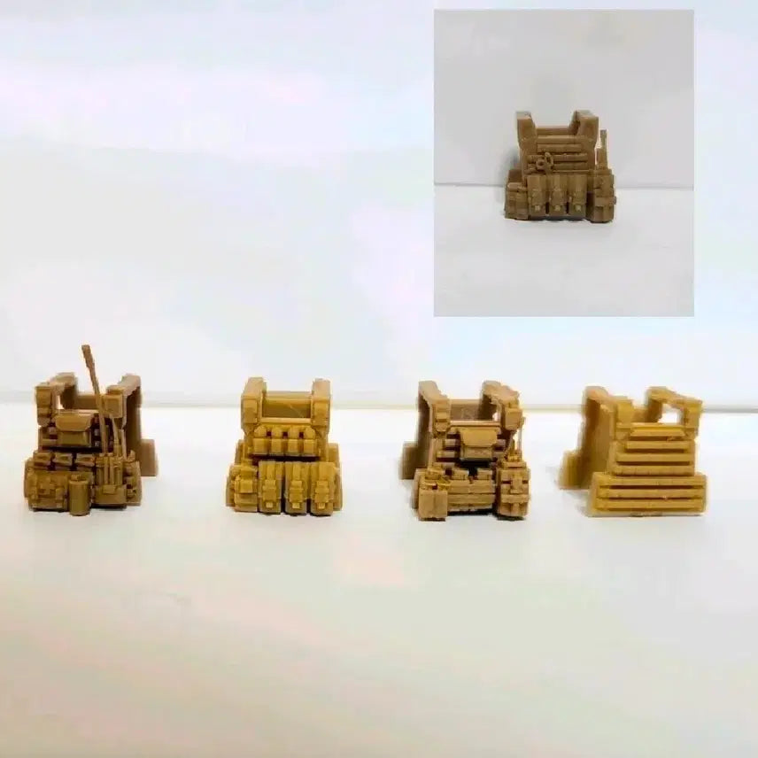 [BUNJANG] LEGO Military Uniform Minifigure Bundle Set (5 pcs) / 레고 밀리터리 피규어  방ㅌ복 일괄 5개 판매