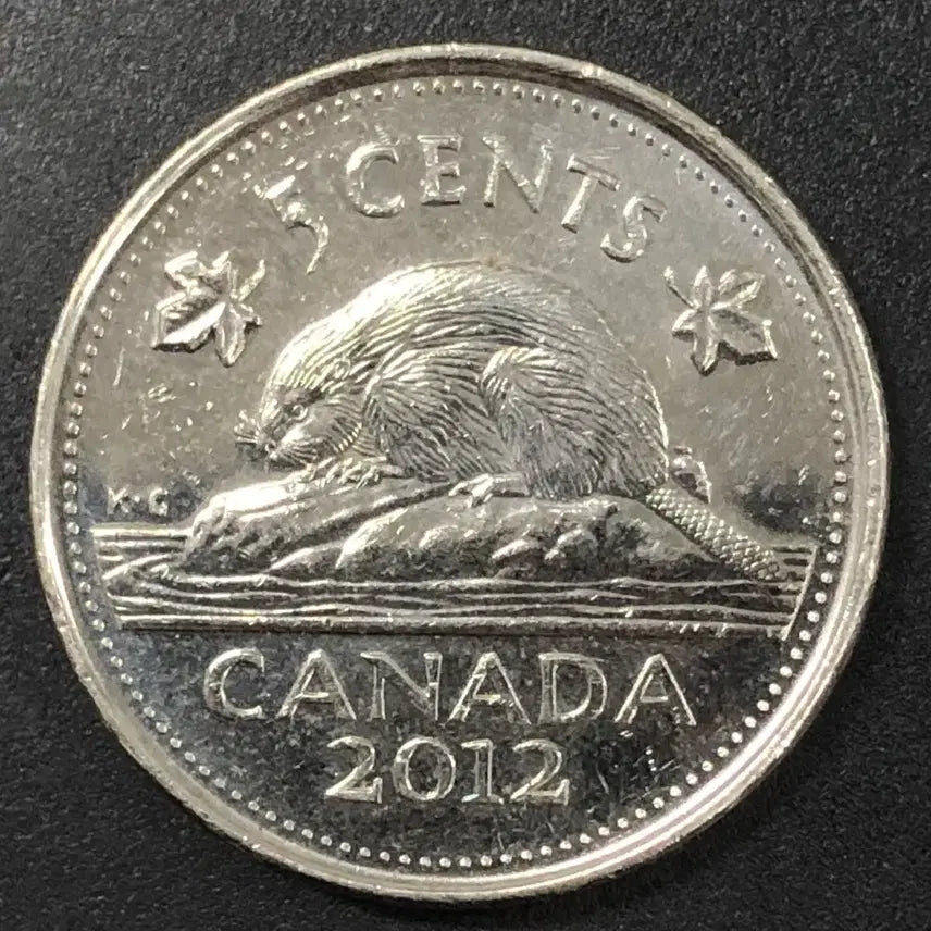 [BUNJANG] 2012 Canada 5 Cent Coin / 2012년 캐나다 5센트 동전 w2180
