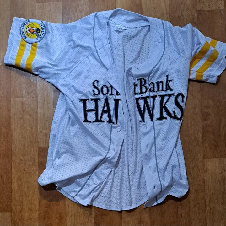 [BUNJANG] NBP SoftBank Hawks Baseball Uniform (L) / (무료배송)NBP 소프트뱅크 호크스 야구 유니폼(L)