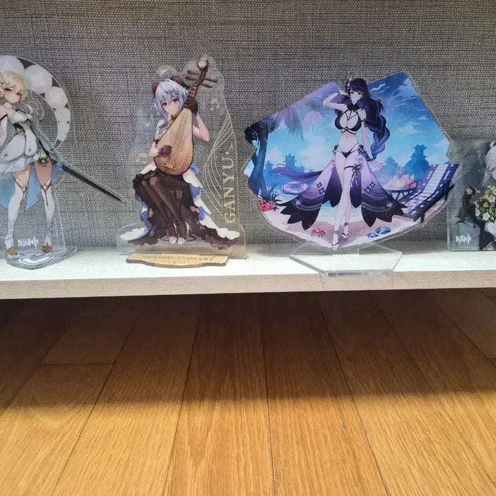 [BUNJANG] Genshin Impact Acrylic Stand Set (3 Types) / 원신 아크릴 4종 세트