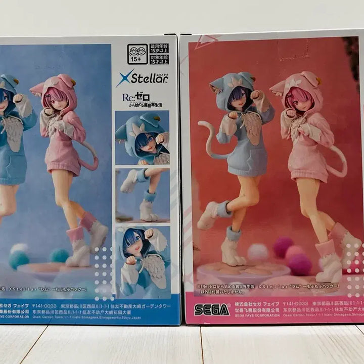 [SOLD OUT] <미개봉> SEGA Re:제로 렘/람 피규어 2종 세트