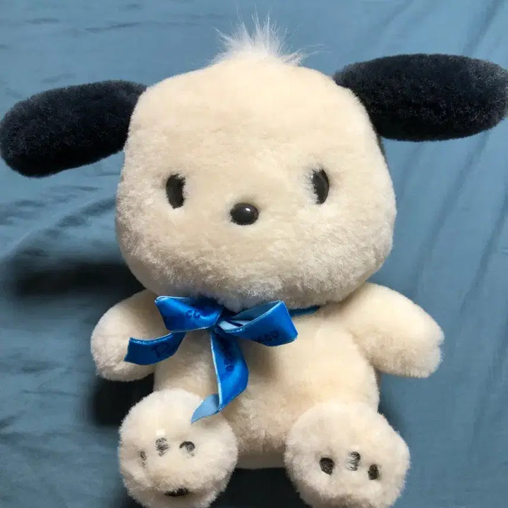 [BUNJANG] Sanrio Pochacco Doll Blue Ribbon / 산리오 포차코 인형 파란리본(새상품)
