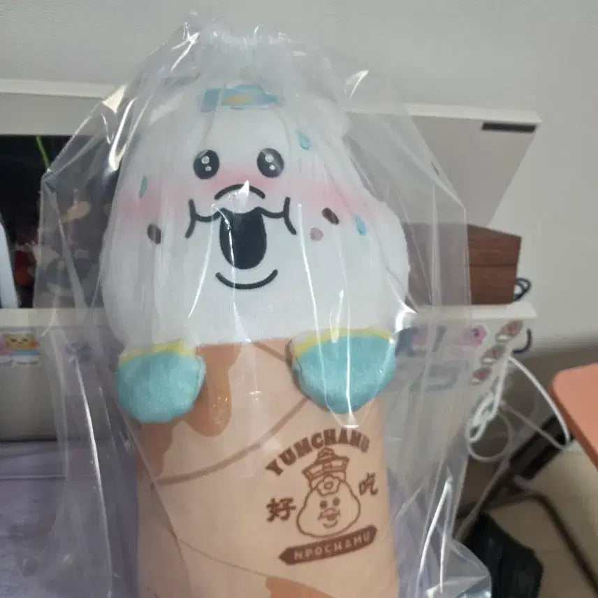 [BUNJANG] Onpochamu Spring Roll Plush Toy / 음뽀챠무 춘권 봉제인형