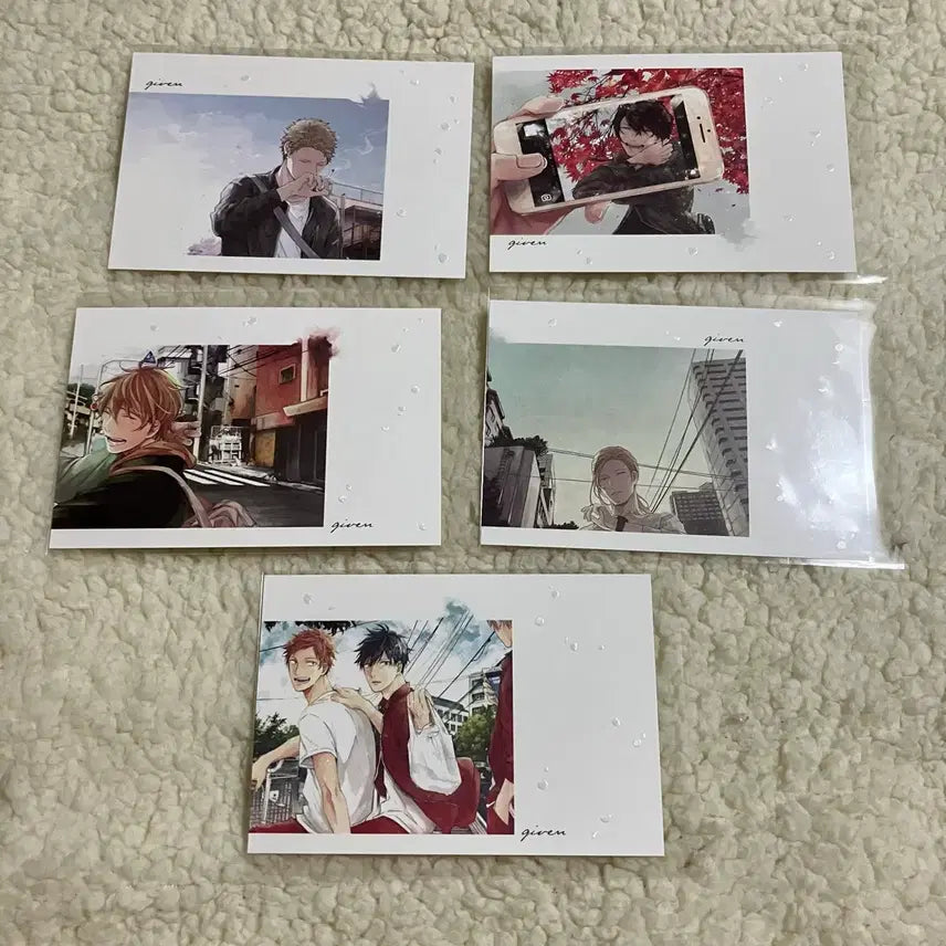 [BUNJANG] Given Postcard Set Animate Exclusive / 기븐 엽서