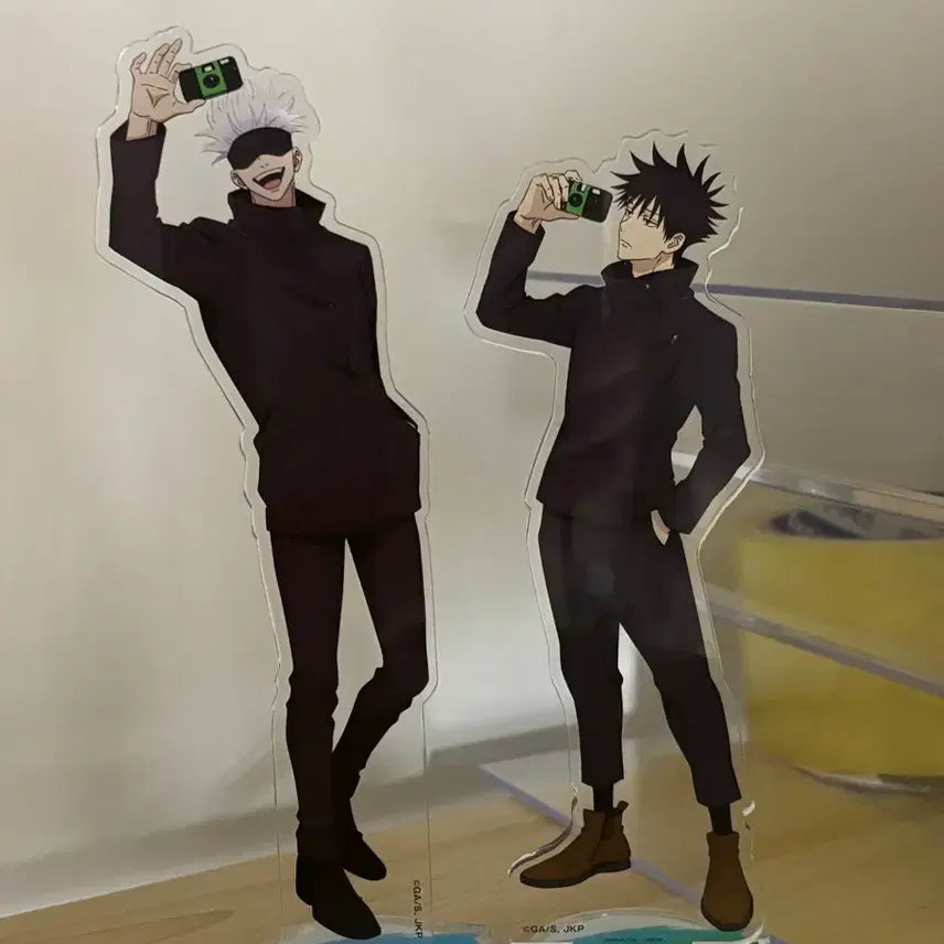 [BUNJANG] Gojo Satoru &amp; Fushiguro Megumi Camera Acrylic Stand Bundle Set / 일괄 고죠 사토루 후시구로 메구미 카메라 아크릴 스탠드
