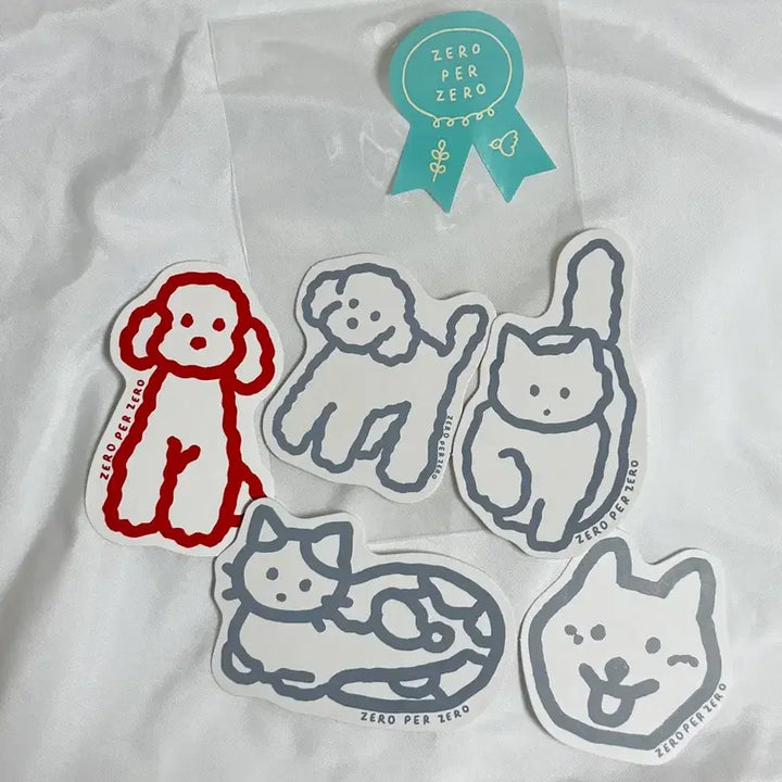 [BUNJANG] Zero Per Zero Pet Bookmark Set / 제로퍼제로 반려 동물 책갈피 세트