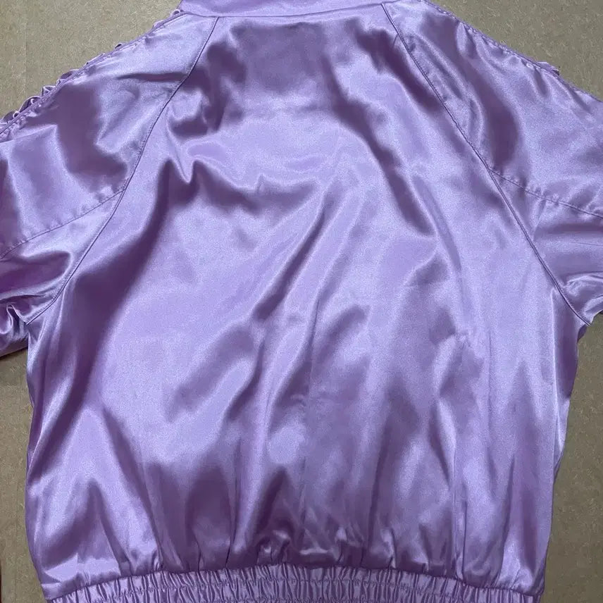 [BUNJANG] NERDY Shirring Track Jacket Lavender / 널디 셔링 트랙 자켓 라벤더