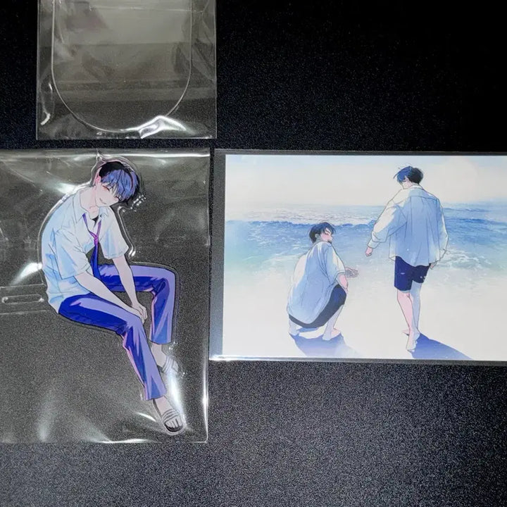 [BUNJANG] The Great Debut or Death (Demutj) Park Mun-dae Noodle Stopper Acrylic Stand, Kkunsdae Postcard Bundle Set / 데못죽 박문대 네어님 누들스토퍼 아크릴 큰세문대 엽서 일괄
