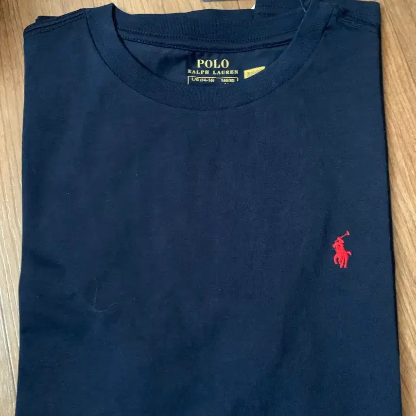 [BUNJANG] Polo Ralph Lauren Boys Black Short Sleeve T-Shirt XL / (택부착 새상품) 폴로 보이즈 블랙 검정 반팔 티셔츠 XL사이즈