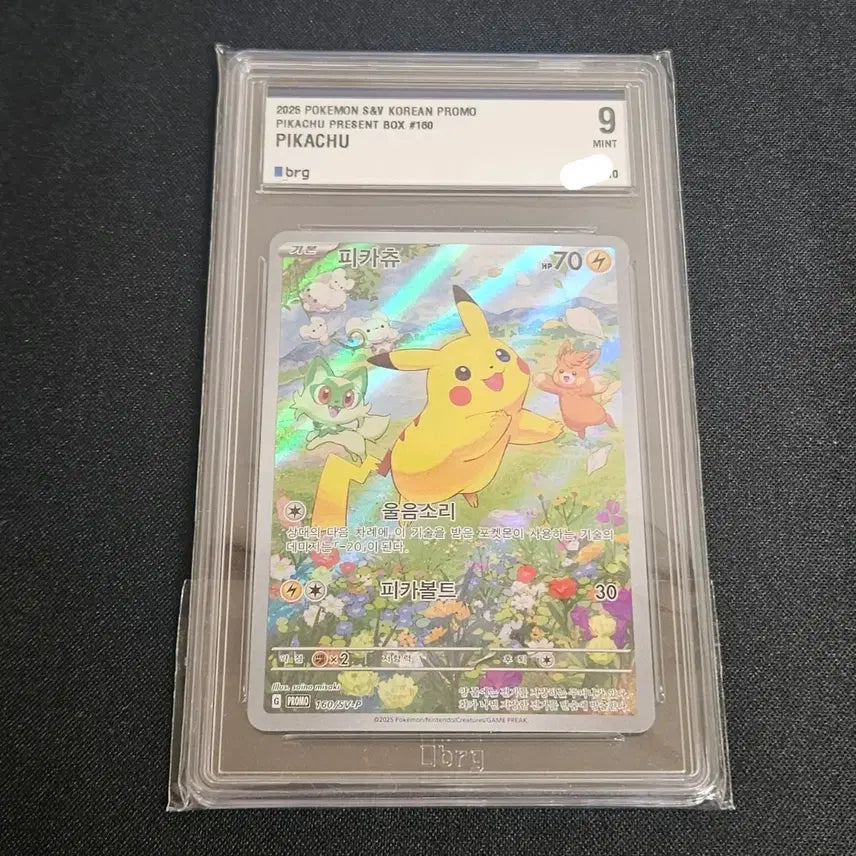 [BUNJANG] Pokemon Card Summer Pikachu BRG 9 (Present Box) / 포켓몬카드 여름피카츄 카드 brg9등급 (프레젠트박스)