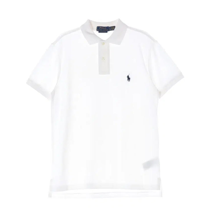 [BUNJANG] Polo Ralph Lauren 24SS Custom Slim Fit Cotton Pique Logo Embroidered Short Sleeve T-Shirt / 폴로 랄프 로렌 24SS 커스텀 슬림핏 코튼 피케 로고 자수 반팔 티셔츠