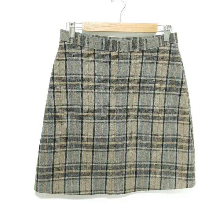 [BUNJANG] Slowmood Wool Checkered Skirt / 슬로우무드 체크 모직 스커트 L_W0454