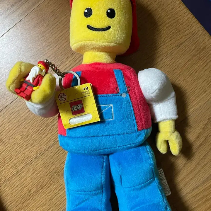 [BUNJANG] LEGO Genuine Plush Toy &amp; Santa Keychain Set / 레고코리아 정품 인형, 레고 산타키링 택부착 일괄판매