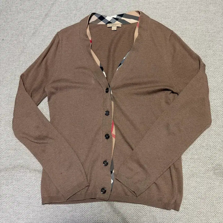 [BUNJANG] Burberry Brit Check Cardigan / 버버리 브릿 체크 가디건