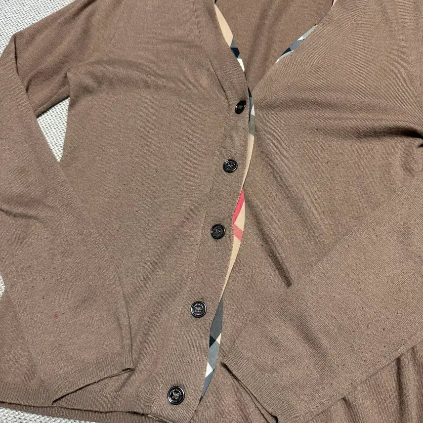 [BUNJANG] Burberry Brit Check Cardigan / 버버리 브릿 체크 가디건