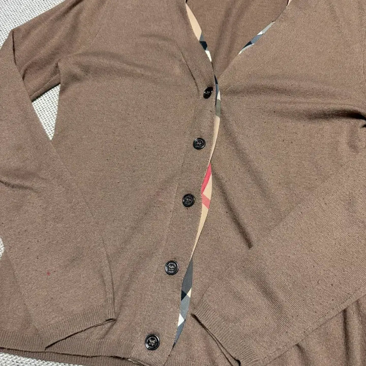 [BUNJANG] Burberry Brit Check Cardigan / 버버리 브릿 체크 가디건