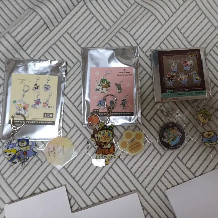 [BUNJANG] Monster Hunter Ailou Garuk Acrylic Stand Ichiban Kuji D Award Keyring / 몬스터헌터 아이루 가루크 아크릴 스탠드 이치방쿠지 D상키링