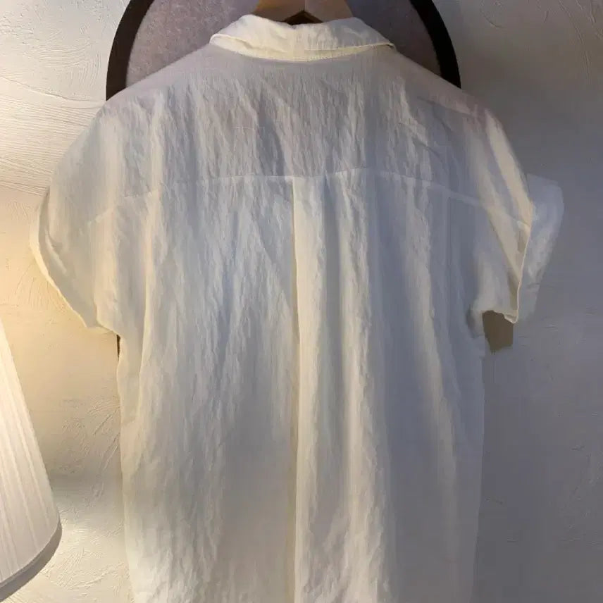[BUNJANG] Roll-up Sleeve Short-Sleeve Shirt / 롤업 반팔셔츠