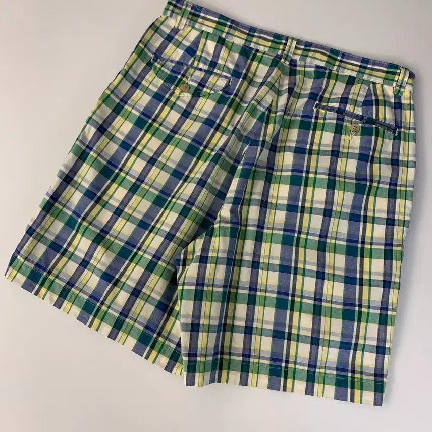 [BUNJANG] Polo Ralph Lauren Check Pattern Golf Shorts Size 32 / 폴로 체크 반바지