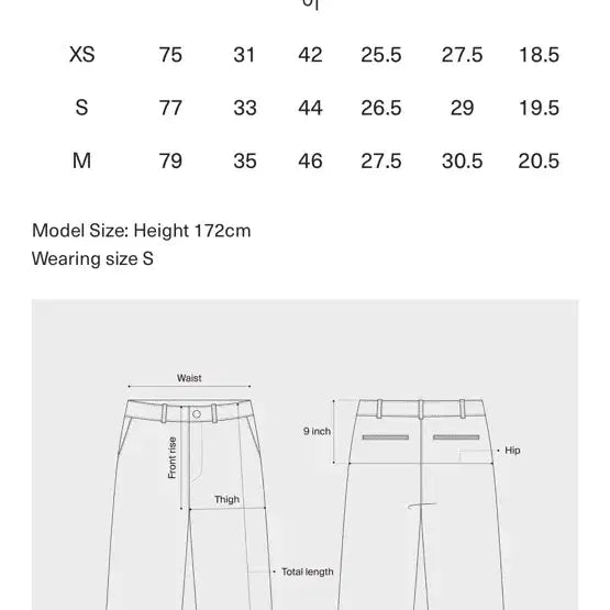 [BUNJANG] Arto Maren Capri Pants Black S / 아르토 마렌 카프리 팬츠 블랙S