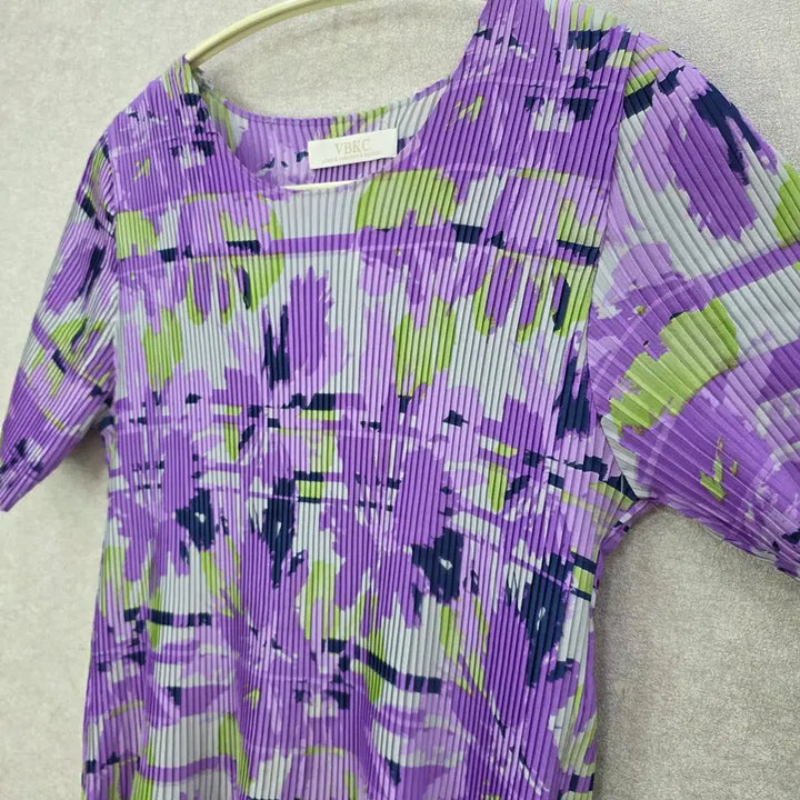 [BUNJANG] Pleated Flower Dress VBKC / 플리츠 플라워 원피스 VBKC