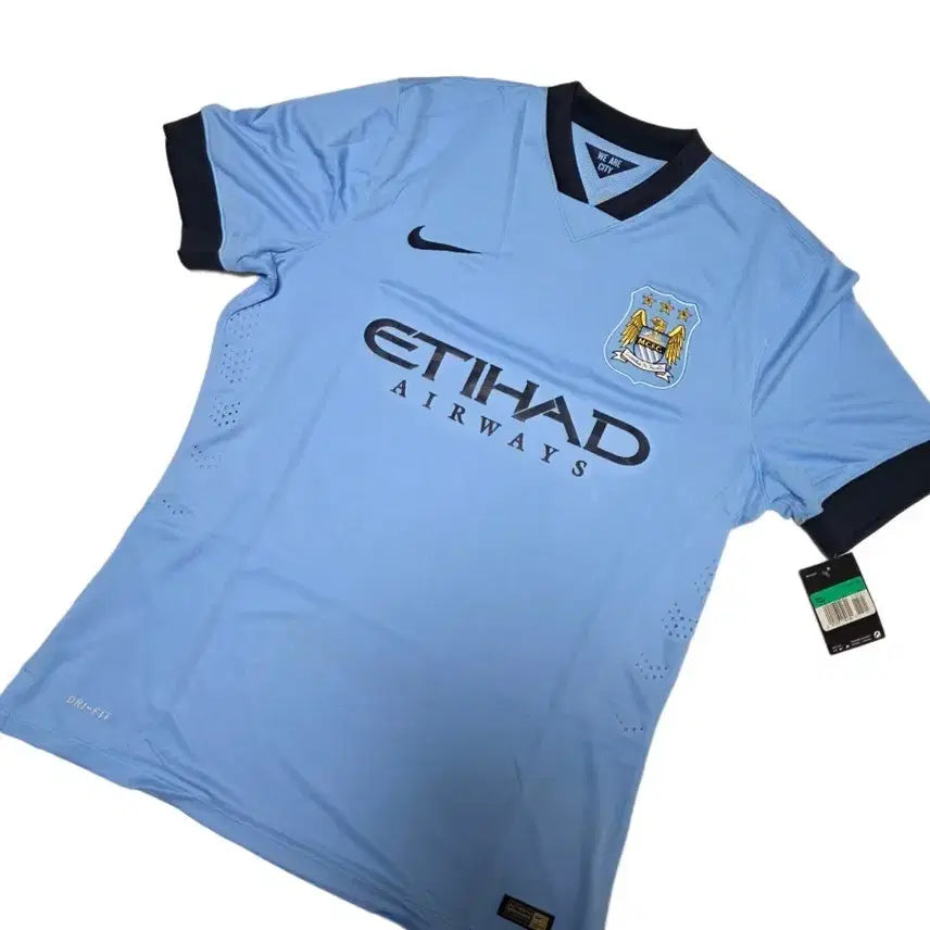 [BUNJANG] Manchester City 2014-2015 Home Player Issue Jersey / 14-15 맨체스터시티 홈 지급용 택채새제품