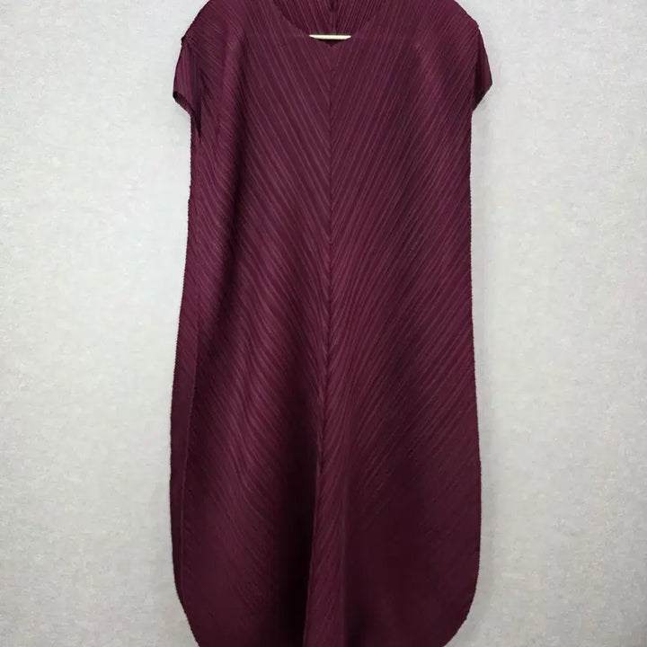[BUNJANG] Pleated Flare Long Dress / 플리츠 플레어 롱 원피스