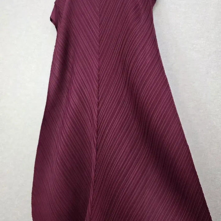 [BUNJANG] Pleated Flare Long Dress / 플리츠 플레어 롱 원피스