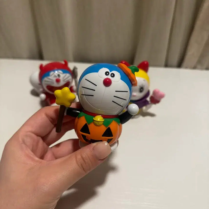 [BUNJANG] Doraemon &amp; Dorami Halloween Edition Figures Bundle Set / 도라에몽, 도라미 피규어 3개 일괄