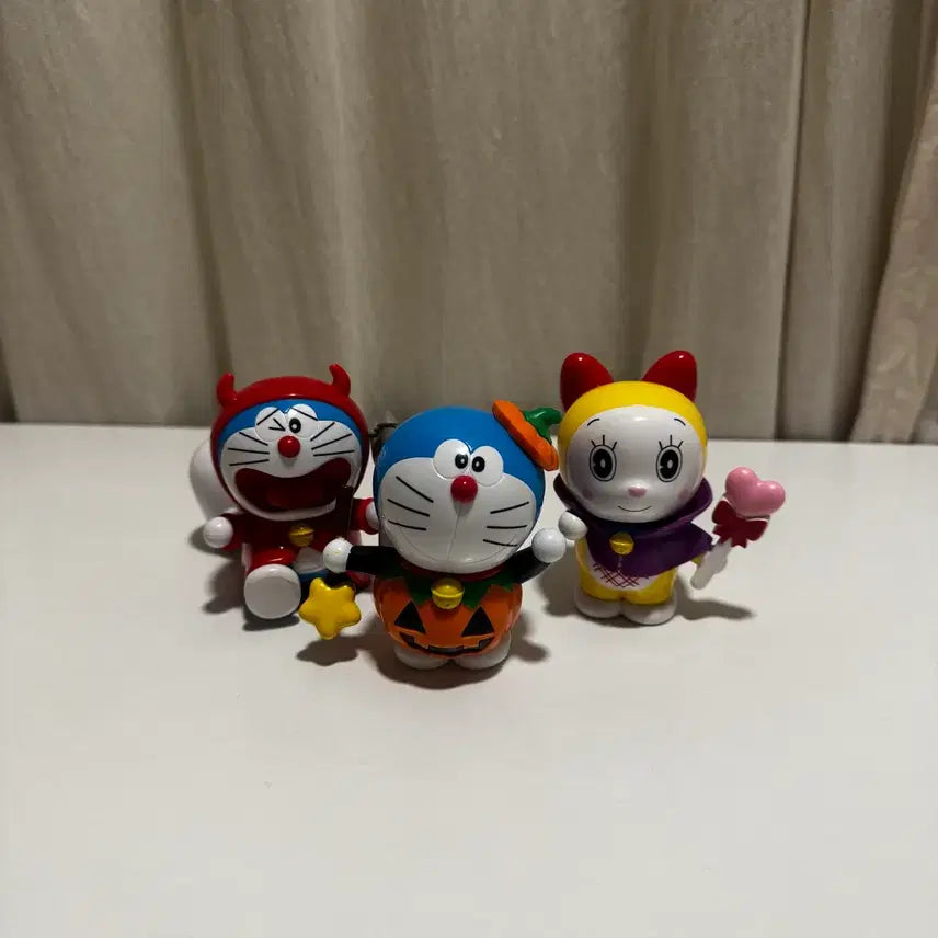 [BUNJANG] Doraemon &amp; Dorami Halloween Edition Figures Bundle Set / 도라에몽, 도라미 피규어 3개 일괄