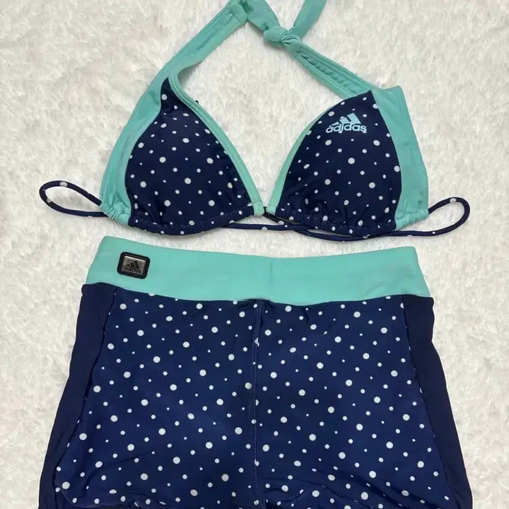 [BUNJANG] Adidas Dot Bikini Mint Blue XS / 극희귀)아디다스 도트 비키니 민트블루