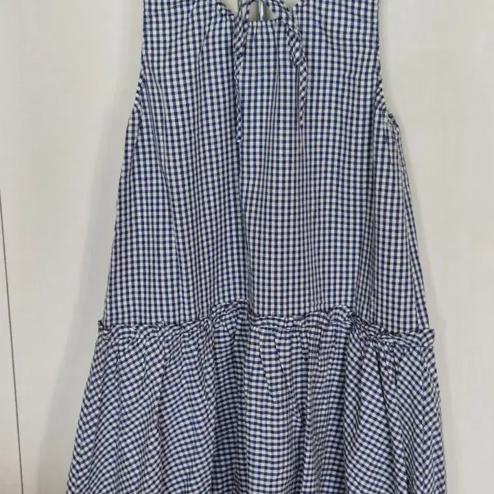 [BUNJANG] Code Graphy Plaid Midi Dress / 코드그라피 체크무늬 원피스