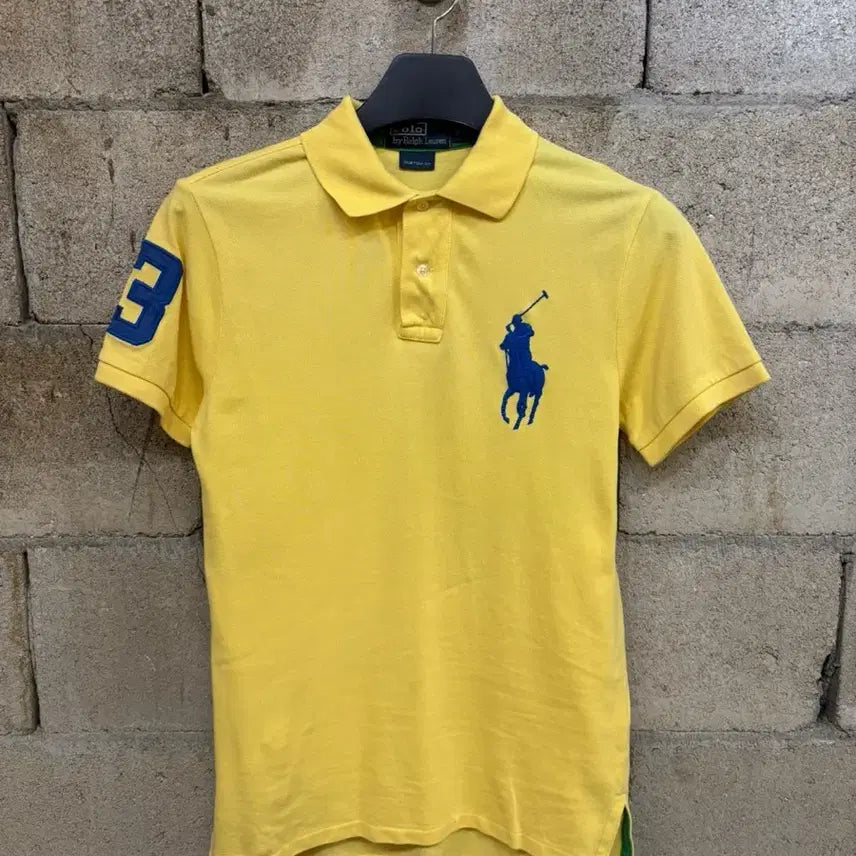 [BUNJANG] Polo Ralph Lauren Big Pony Polo Shirt Yellow / 폴로 랄프로렌 빅포니 카라티 옐로우