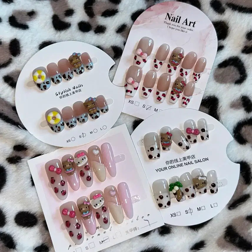 [BUNJANG] Hello Kitty Nail Tips Size S / 헬로키티 네일팁 s사이즈