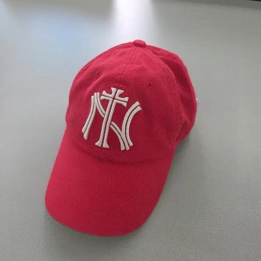 [BUNJANG] ETCE Cross Red Ball Cap (M Size) / etce 크로스 레드 볼캡 m사이즈