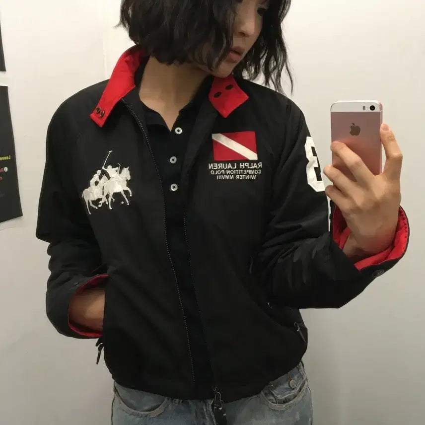 [BUNJANG] Polo Ralph Lauren Two-Way Blouson Jacket / 폴로 랄프로렌 투웨이 블루종 자켓
